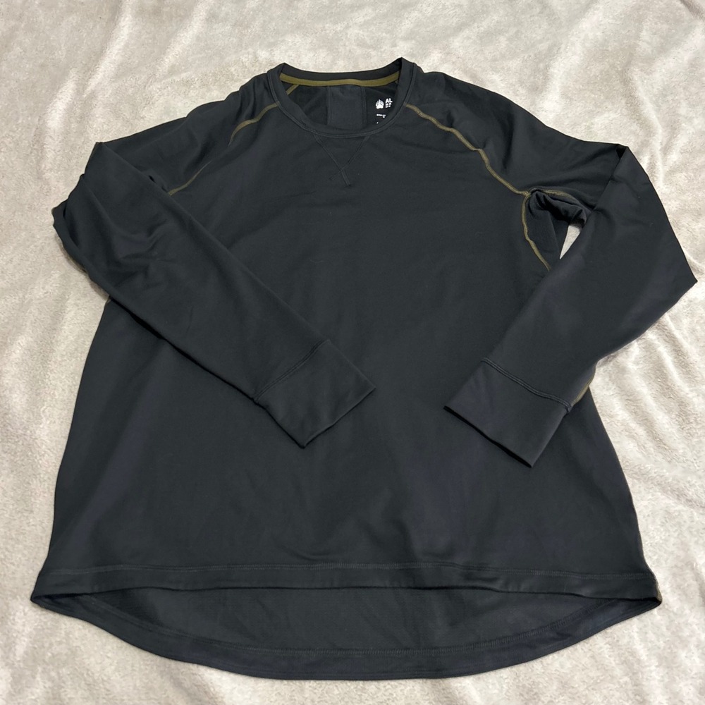 Alaskan Hardgear Duluth Base Layer Mens XL Black Long Sleeve Thumbhole Shirt - Picture 2 of 9